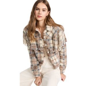 BLANKNYC Cropped Plaid Shacket